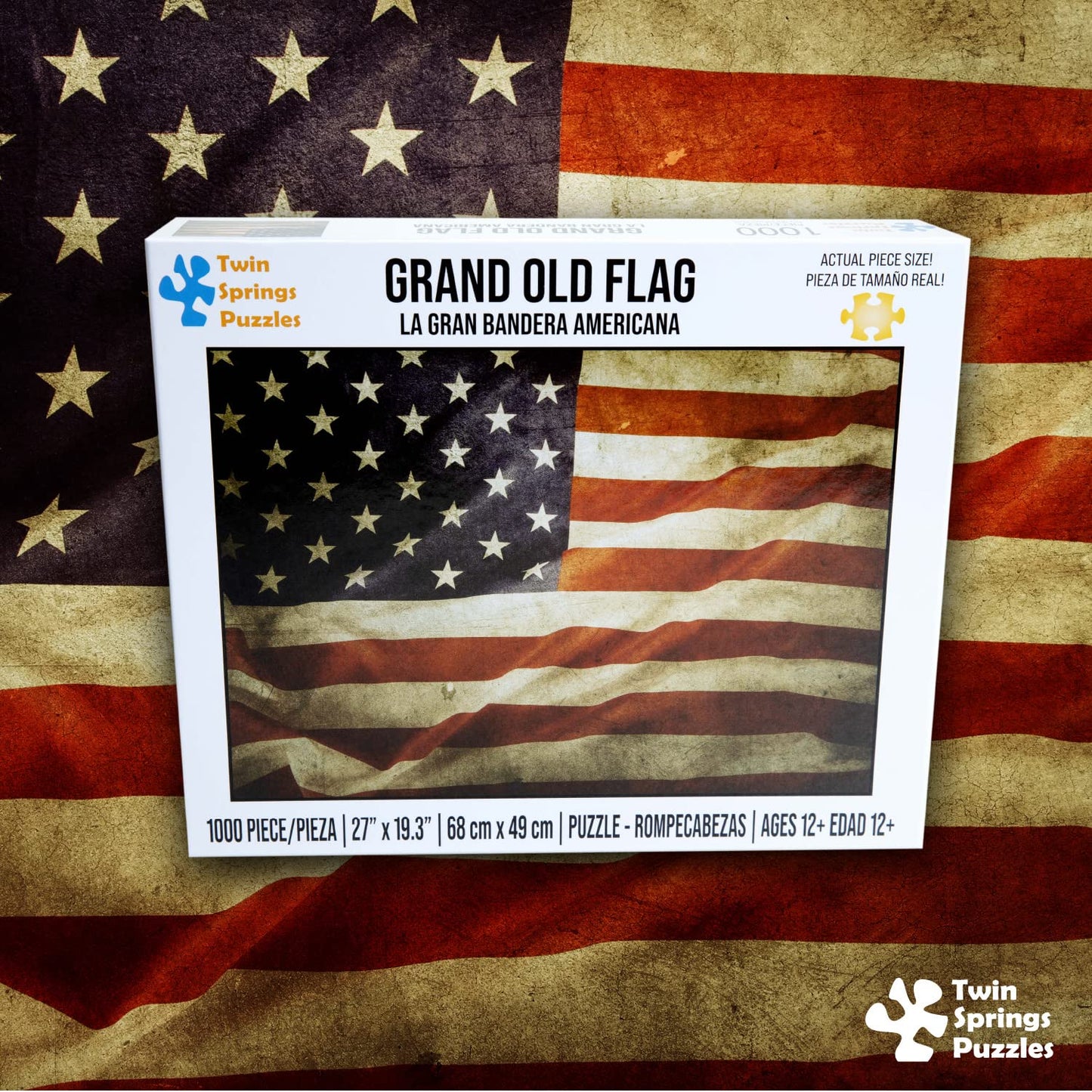 Grand Old Flag Twin Spring Goods 1000 Piece Jigsaw Puzzle 1,000 Pcs