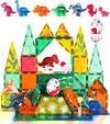 Dinosaurs Egg Toys Magnetic Tiles Dinos For Kids 3-5, Magnet 3D Movable Animals Construction Tile For Toddlers Ages 5-7, Building Blocks For Boys Girls 3+ 4-8 8-12 Year Old