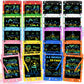 20 Pack LCD Writing Tablet for Kids, 8.5 Inch Colorful Doodle Board Drawing Pad, Educational Learning Travel Toys Birthday Gifts