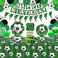 211 Pack Soccer Party Supplies Soccer Party Decorations Boys Sports Theme Birthday Decor Soccer Theme Tableware Set - Soccer Pla