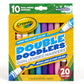 Double Doodlers Crayola Dual-Tip Washable Markers, 10 Ct.