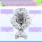 INFLATEFLY Baby Pool Float with Sun Canopy Inflatable Toddler Swimming Float with Anti-Backflip Tail Infant Pool Floaties for Ag