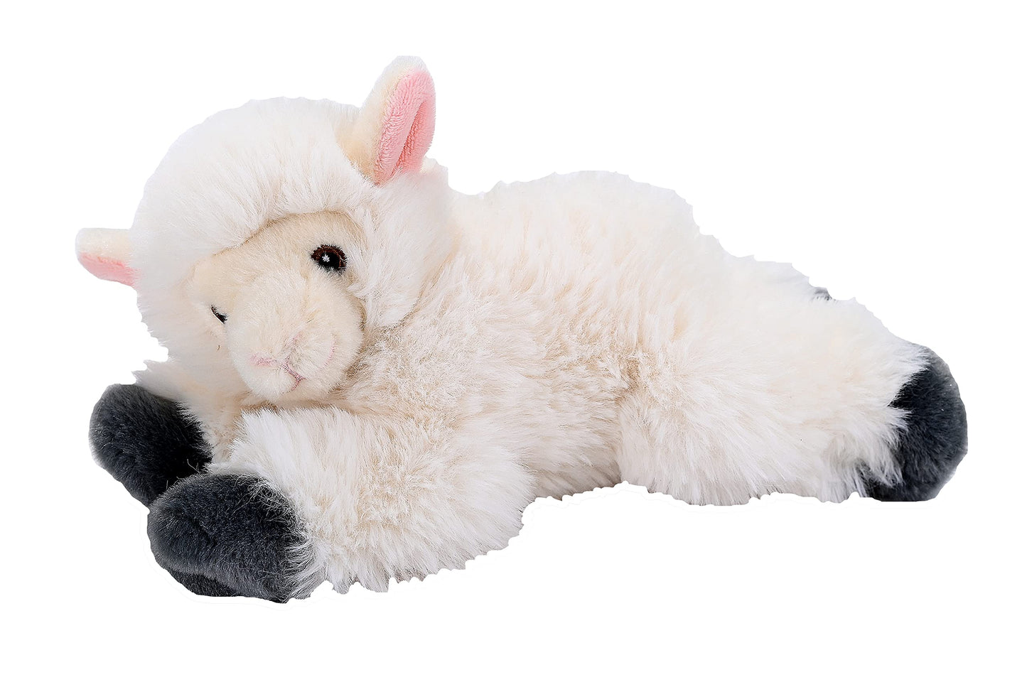 Wild Republic Ecokins Mini, Lamb, Stuffed Animal, 8 Inches, Gift For Kids, Plush Toy, Made From Spun Recycled Water Bottles, Eco Friendly, Child’S Room Decor