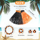 Fortuning'S Jds Girl'S Hawaiian Hula Grass Skirt For Party Outfits Kids Flowers Costume For Luau Tropical Beach Party Decor