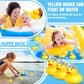 Chivao 12 Pcs Rubber Ducks With 12 Sunglasses/ Hats/ Headwear/ Scarf Small Cruise Ducks In Bulk Mini Rubber Duckies Bathtub Toys For Valentine'S Day Gift Hide(Yellow, Duck With Crown)