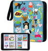 Thisness Yoto Card Case - 120 Card Capacity Holder & Organizer, 8.2" x 6.5" x 1.8", Polyurethane, Animal Design