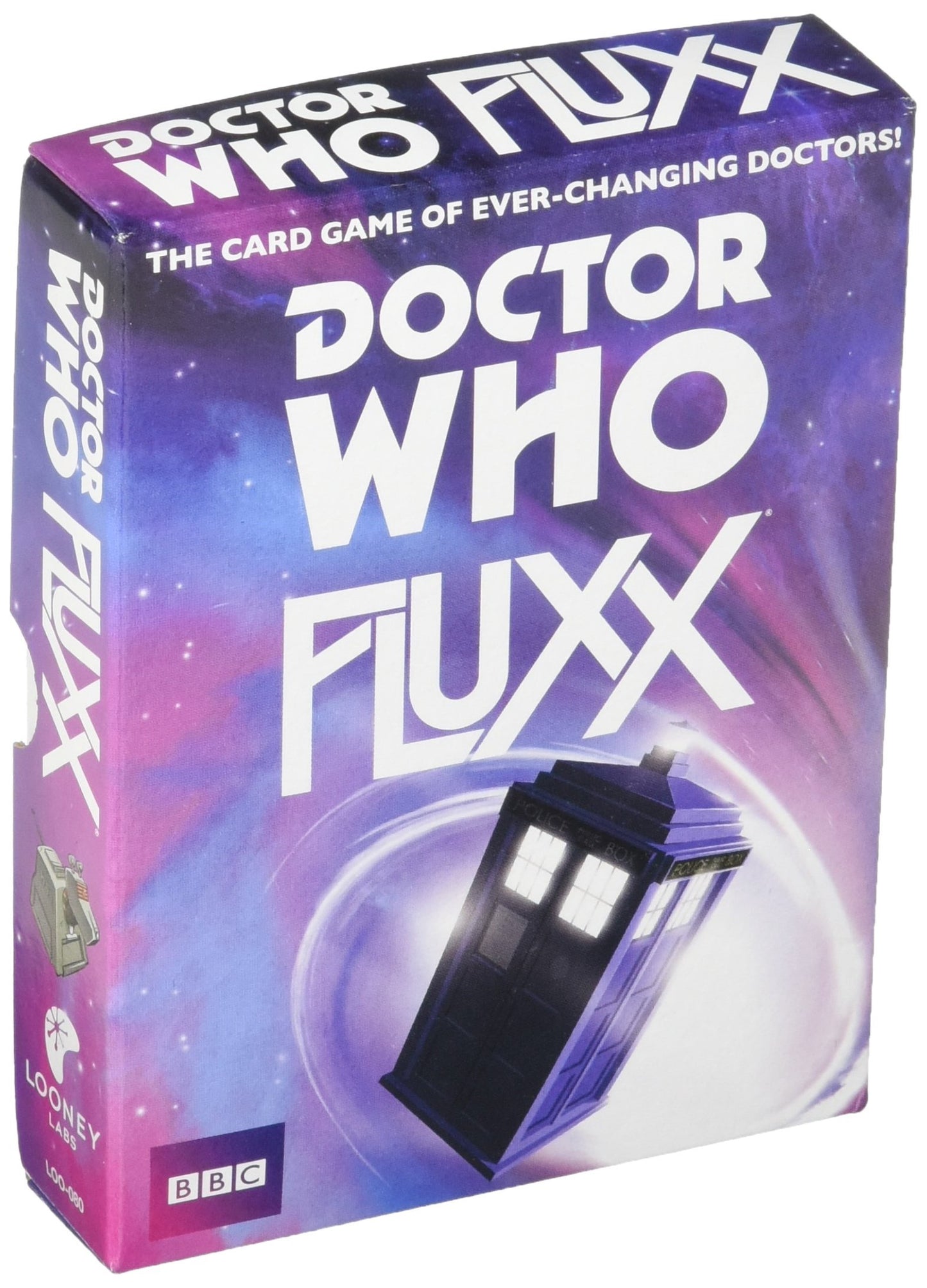 Looney Labs Doctor Who Fluxx Card Game - Whovian Delight with Quick Rounds