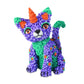 The Orb Factory Orbmolecules Caticorn Never Dries Compound, Purple/Aqua/Orange, 9.44' X 3.44' X 8.44' -Packaging May Vary
