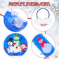 11 Pcs Christmas Elf Accessories Include Blue Elf Doll Sleeping Bag Apron Chef Hat Ear Muffs Scarf Hoodie Eye Mask Socks Mask Wi