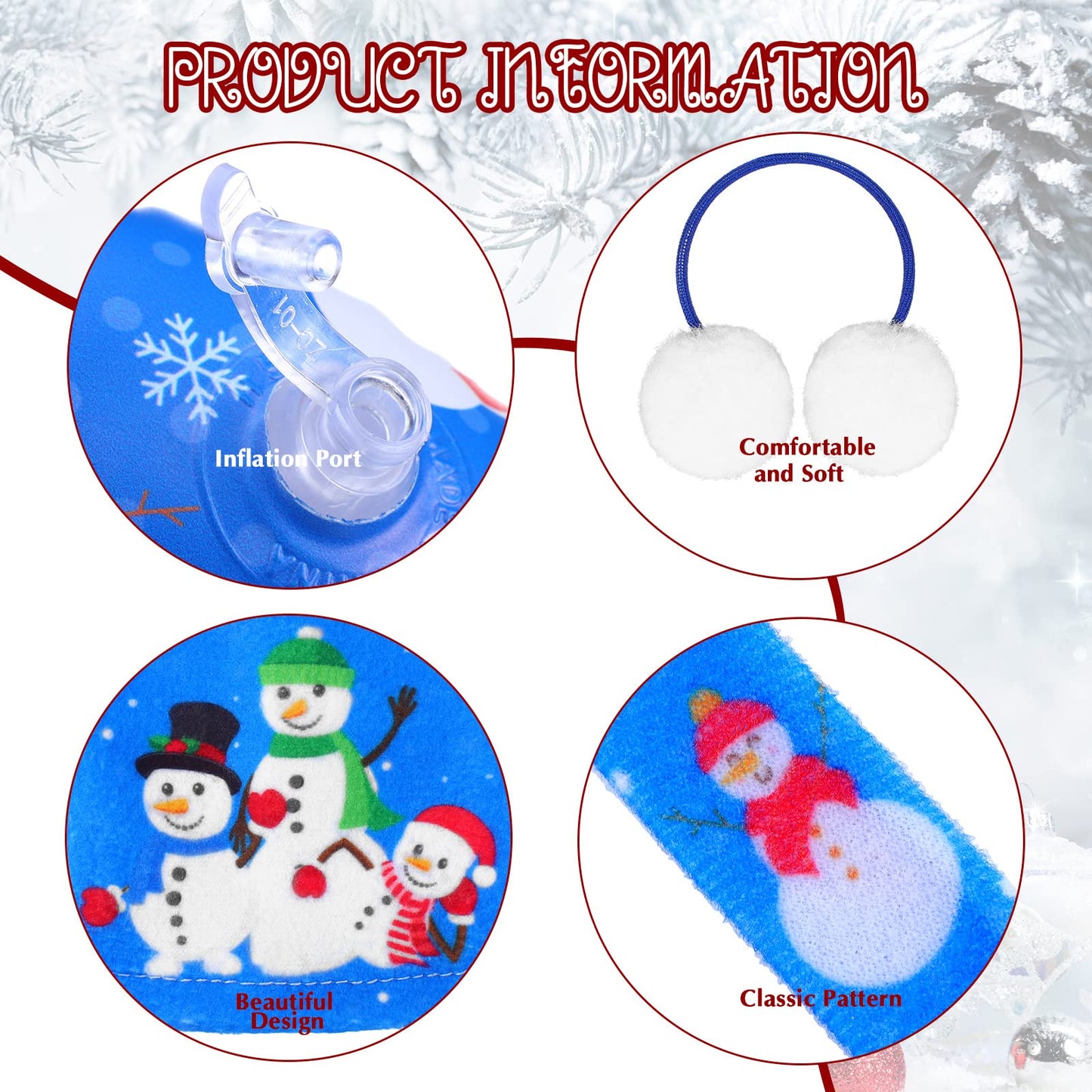 11 Pcs Christmas Elf Accessories Include Blue Elf Doll Sleeping Bag Apron Chef Hat Ear Muffs Scarf Hoodie Eye Mask Socks Mask Wi