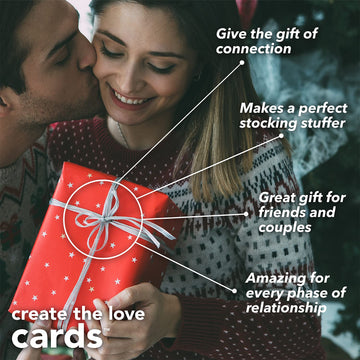 Create The Love Cards - Couples Card Game for Dating & Relationship Conversations, Enhancing Intimacy & Communication, Clear Design