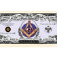 American Art Classics Freemason - Masonic Million Dollar Bill - Limited Edition Collectible Novelty Dollar Bill In Currency Holder Protector - Best Gift Or Keepsake For Masons