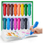 Joycat 16 Colors Jumbo Crayons For Toddlers 1-3 4 5 6 Year Old Kid,Easy-Grip,Unbreakable,Non-Toxic,Washable,Big,Triangular Toddler Crayons With Coloring Activity Paper,Ideal For Kids With Art Supplies