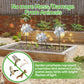 Battife 6 Sets Pinwheels For Yard And Garden, Double Sides Reflective Bird Deterrent Pinwheel, Large Silver Outdoor Sparkly Wind