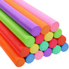 Yaomiao 18 Pcs 55 Inch Bulk Pool Noodles Jumbo Foam Pool Noodles In The Swimming Pool Colorful Thick Noodles For Adults Floating