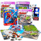Marvel Heroes Premier Puzzles Set - Bundle with 4 Assorted 48 Piece Avengers and Spiderman Puzzles Plus Stickers and More | Marv