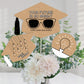 Big Dot Of Happiness Bright Future - Graduation Party Centerpiece Sticks - Table Toppers - Set Of 15