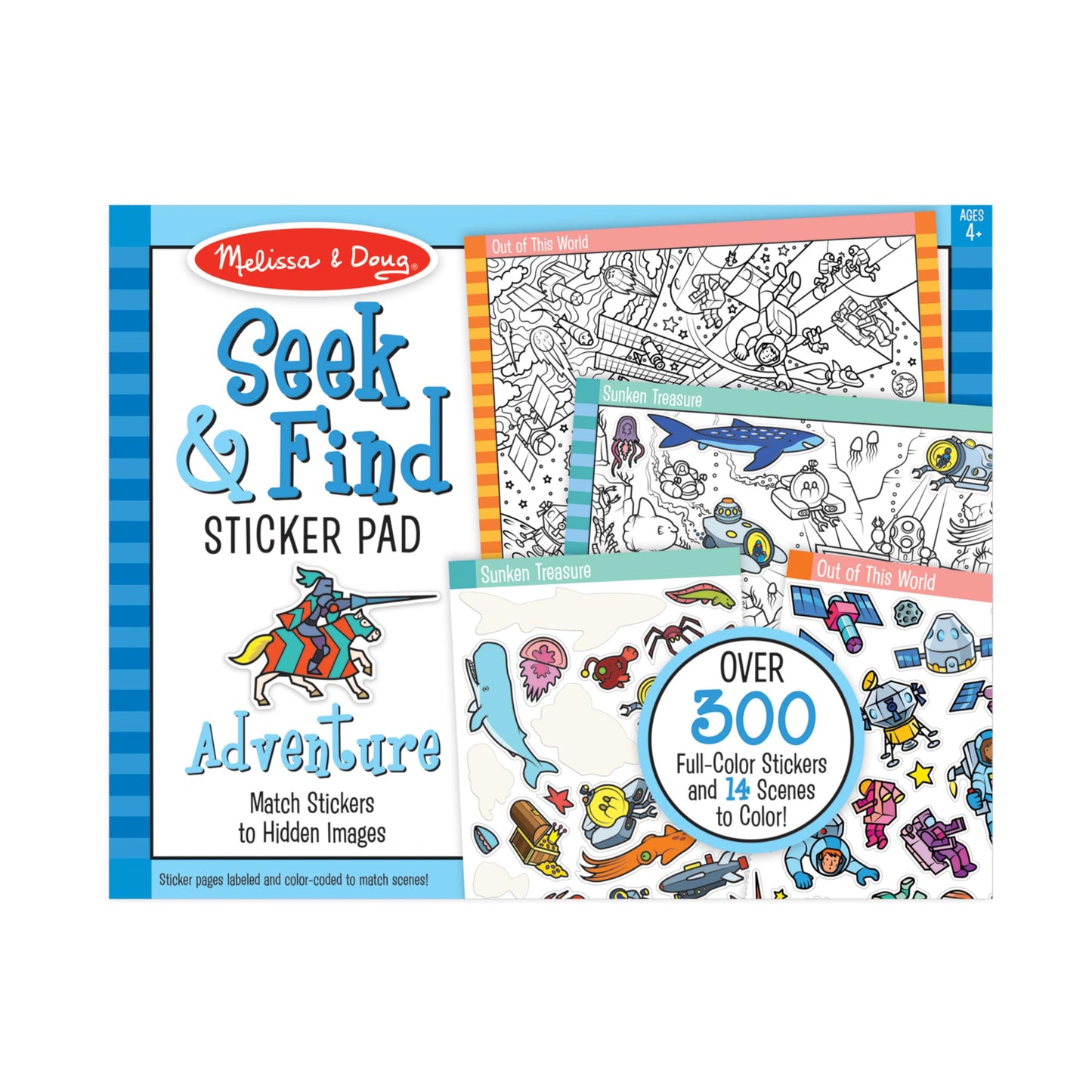 Melissa & Doug Seek & Find Sticker Pad,4+ years - Adventure