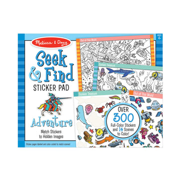 Melissa & Doug Seek & Find Sticker Pad,4+ years - Adventure
