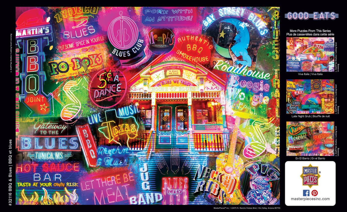 Bbq & Blues 550 Piece Jigsaw Puzzle