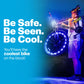Brightz Blue Bike Lights For Night Riding, 7-Foot Led Strand, Battery-Powered, Ideal For All Ages