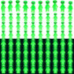 Croblissful 200 Pcs Mini Alien Figures Glow In The Dark Small Little Tiny Aliens Figurine For Easter Party Favors Prank Rubber T