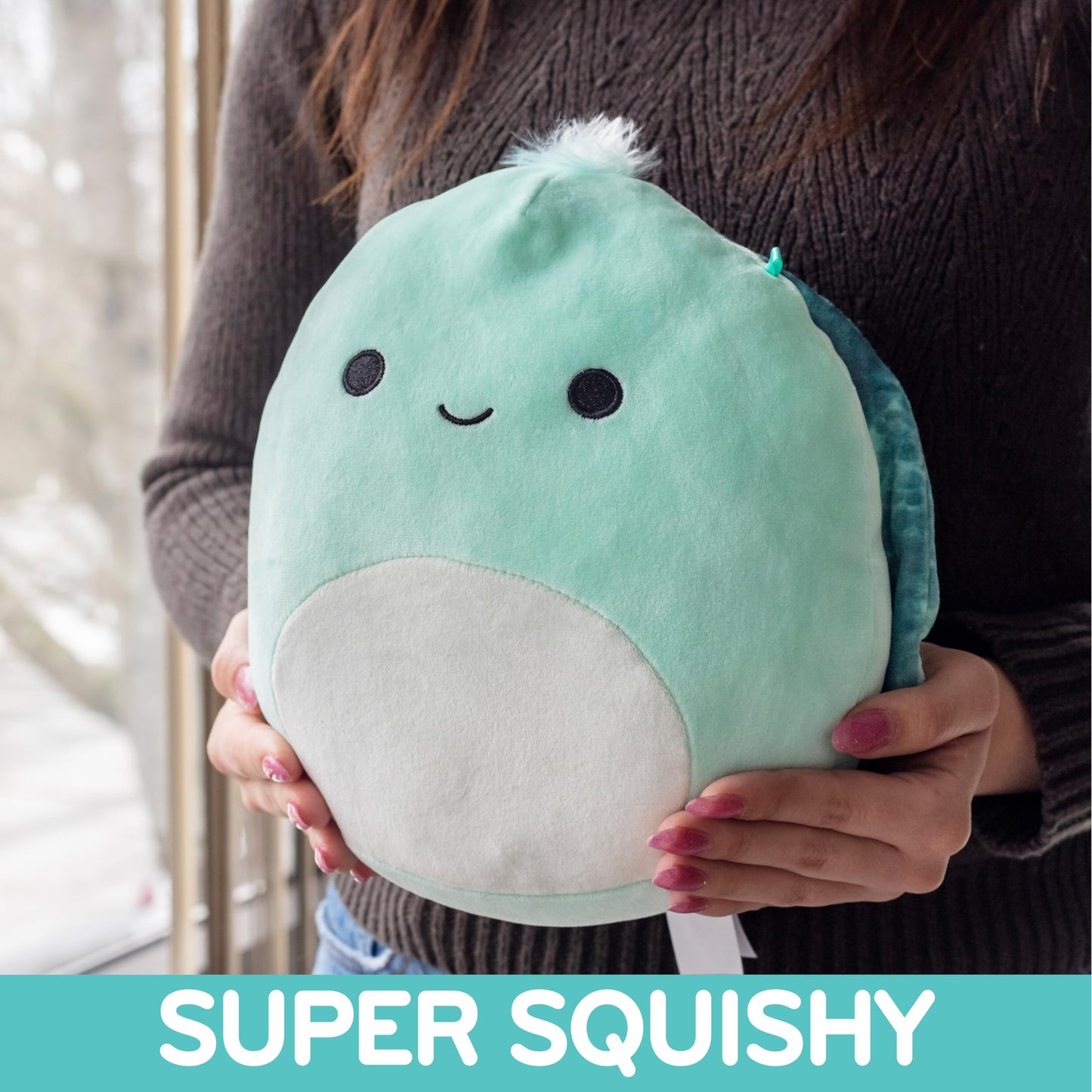 Squishmallows Original 8-Inch Onica The Easter Turtle - Official Jazwares Plush - Collectible Soft & Squishy Turtle Stuffed Animal Toy - Add To Your Squad - Gift For Kids, Girls & Boys