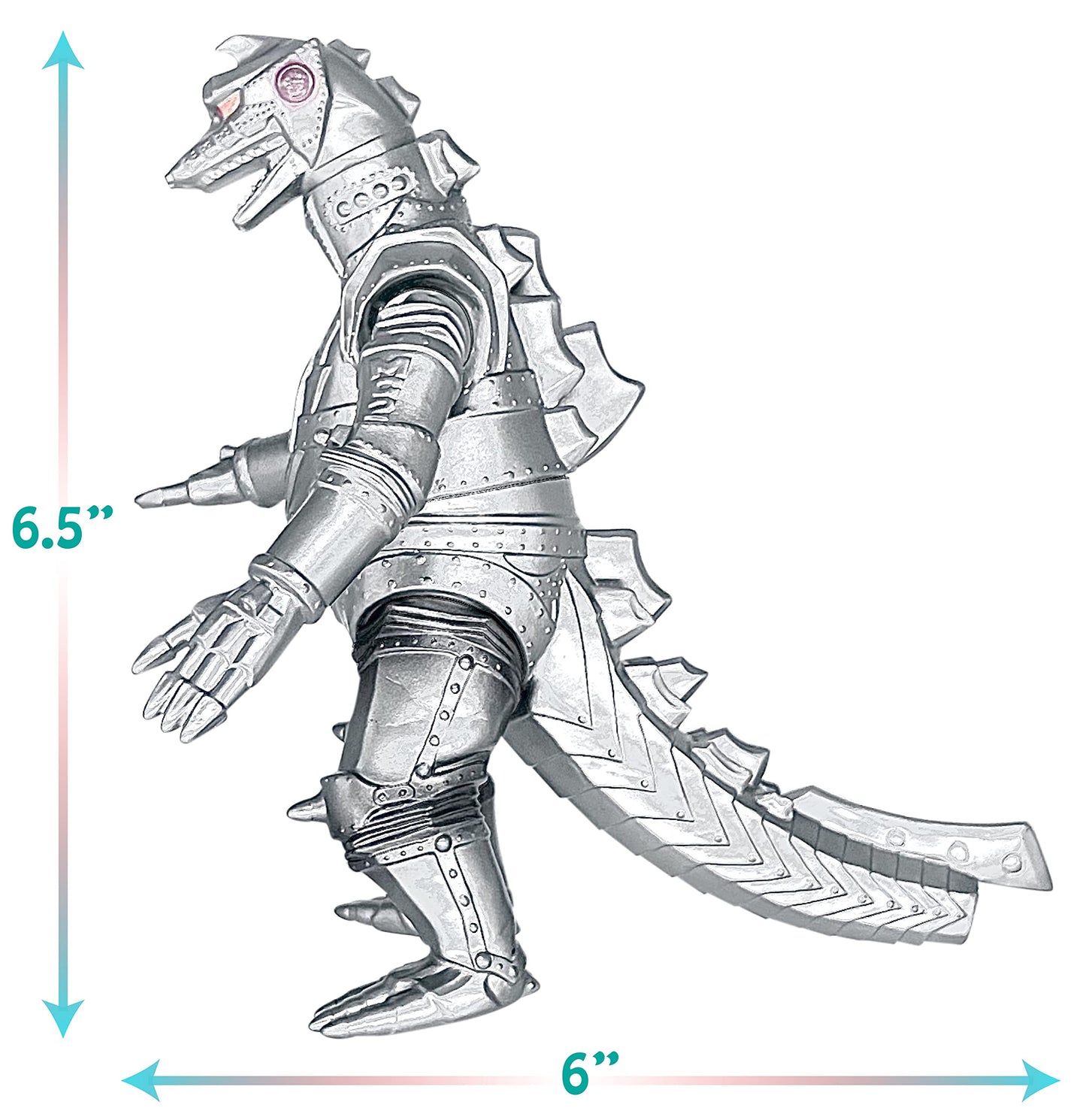 Twcare Mechagodzilla Mecha Godzilla Vs. Kong Toy Action Figure, 1974 Movie Series Movable Joints King Of The Monsters Birthday Kid Gift, Travel Bag
