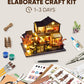 DIY Miniature House Kit  Mini House Kit for Beginners  Mayberry Street Miniatures  Model Building Craft Diorama Kit  Ideal Gifts for Birthday  Christmas(Japanese Garden House)