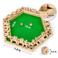 ropoda Shut The Box Game  Upgraded 1-6 Player Wooden Board Games for mature-themed and Kids  Shut The Box Dice Game -Addition Training  Fun for Family Game Night