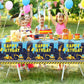 Tatuo Construction Happy Birthday Tablecloth Dump Truck Birthday Table Covers Tractor Plastic Printed Tablecloth Construction Th