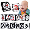 High Contrast Baby Toys For Newborn: Black And White Baby Toys Book 0-3 Months - Tummy Time Mirror For Infant 6 7 8 9 10 11 12 M