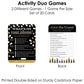 Big Dot of Happiness mature-themed Happy Birthday - Gold - 2-in-1 Birthday Party Cards - Activity Duo Games - Set of 20