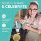 TOVLA JR. Kids Ice Cream Science Kit | STEM Learning Activity | Ages 5-12 | Child-size | Pastel Colors | Model A93