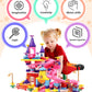 Marble Run Toy Building Sets, 161Pcs Castle Building Duplos For Age 2-5, Marbles Track Building Toys, Large Building Bricks Race Track Stem Educational Toys For Toddler Boy Girl Birthday Toys Gifts