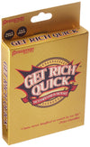 Pressman GET Rich Quick Card Game - Fun Family Game, 5" Gold Cardstock, Model 021853036077