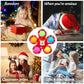 Scione Christmas Day Gifts For Kids, 24 Pack Christmas Fidget Spinner Bulk Pop Sensory Toy Christmas Party Favors For Kids, Classroom Exchange Gifts For Christmas Party Supplies Girls Boys