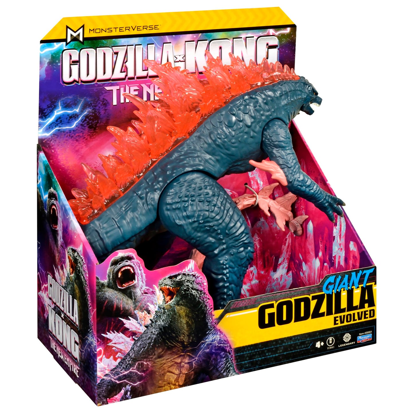 Godzilla X Kong 11' Giant Godzilla Figure By Playmates Toys