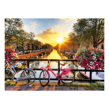 Sitimmger Puzzles For Adults 1000 Pieces Iron Bridge Landscape River Boat Challenging Jigsaw Puzzle Great Gift Family Fit Togeth