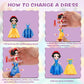 Bicakza Princess Toy Set - 12 Transformable Dolls with 24 Outfits, Ideal for Girls' Play, Party Favors, and Easter Gifts