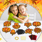 32 Sets Fall Thanksgiving Suncatchers Craft Kit DIY Window Stained Glass Effect Autumn Harvest Paper Crafts Home School Classroo