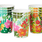 American Greetings Tropical Luau Party Supplies, Reusable Party Cups (16 Oz, 8-Count)