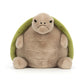 Jellycat Timmy Turtle Stuffed Animal Plush Toy, 11 Polyester Reptile, Model TIM3TUR, Classic Children's Gift