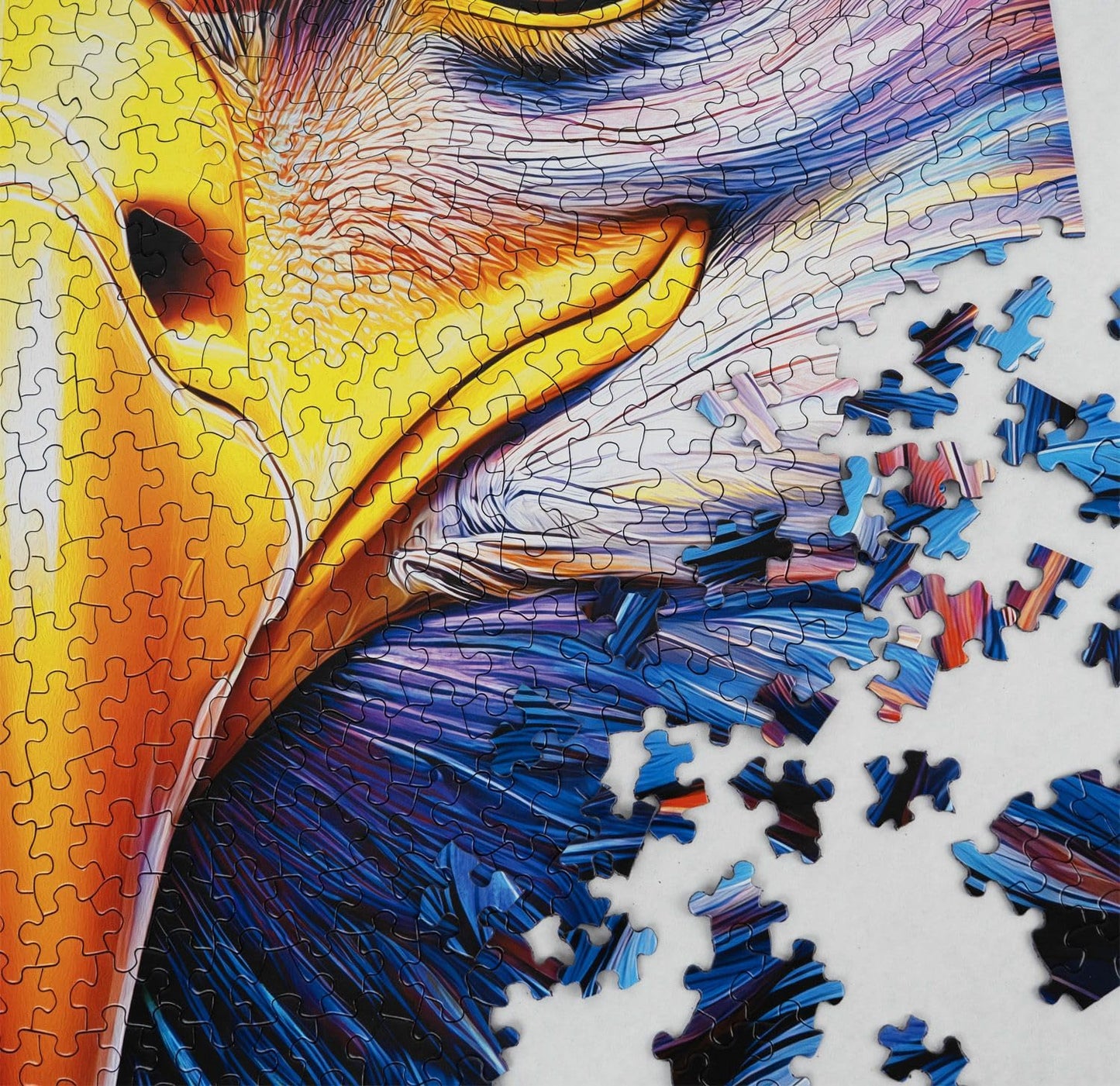 Springbok American Eagle 1000 Piece Jigsaw Puzzle - Challenge Yourself with This Striking Patriotic Image of an Iconic American Eagle