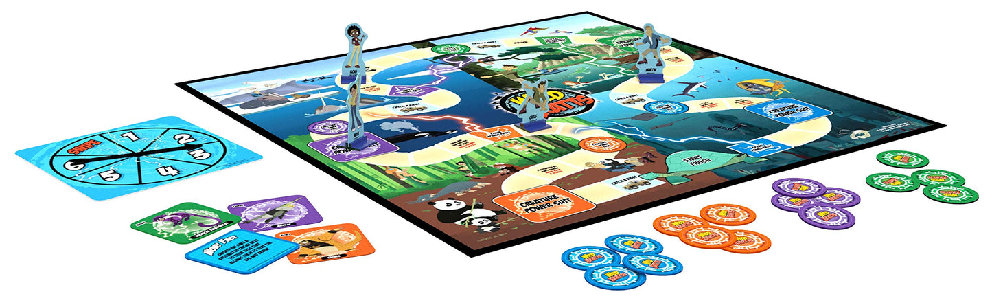Pressman Wild Kratts Race Around the World Board Game Multicolor, 5