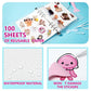 Quick-Find Reusable Sticker Book Collecting Album| A5 Binder Sticker Book For Adults Girls Kids| Sticker Collecting Album| Stick