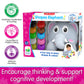 The Learning Journey Shapes Elephant Toy - Colorful Preschool Learning for Toddlers - Medium Plastic - Ages 2+ - Model 345207