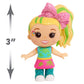 Just Play JOJO Siwa 3-Inch Tall 5-Piece Collectible Figures Set, Multi-color Kids Toys for Ages 3 and Up, Model 52394