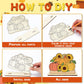 Yousoontic 24 Pcs Wooden Fall Crafts Color Your Own Autumn Table Signs Decorations DIY Hello Fall Gnomes Pumpkin Truck Scarecrow