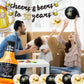 30Th Birthday Decorations For Him, 30 Birthday Decorations With 40 Inch Gold 30 Number Balloons, Cheers To 30 Years Banner,Fring